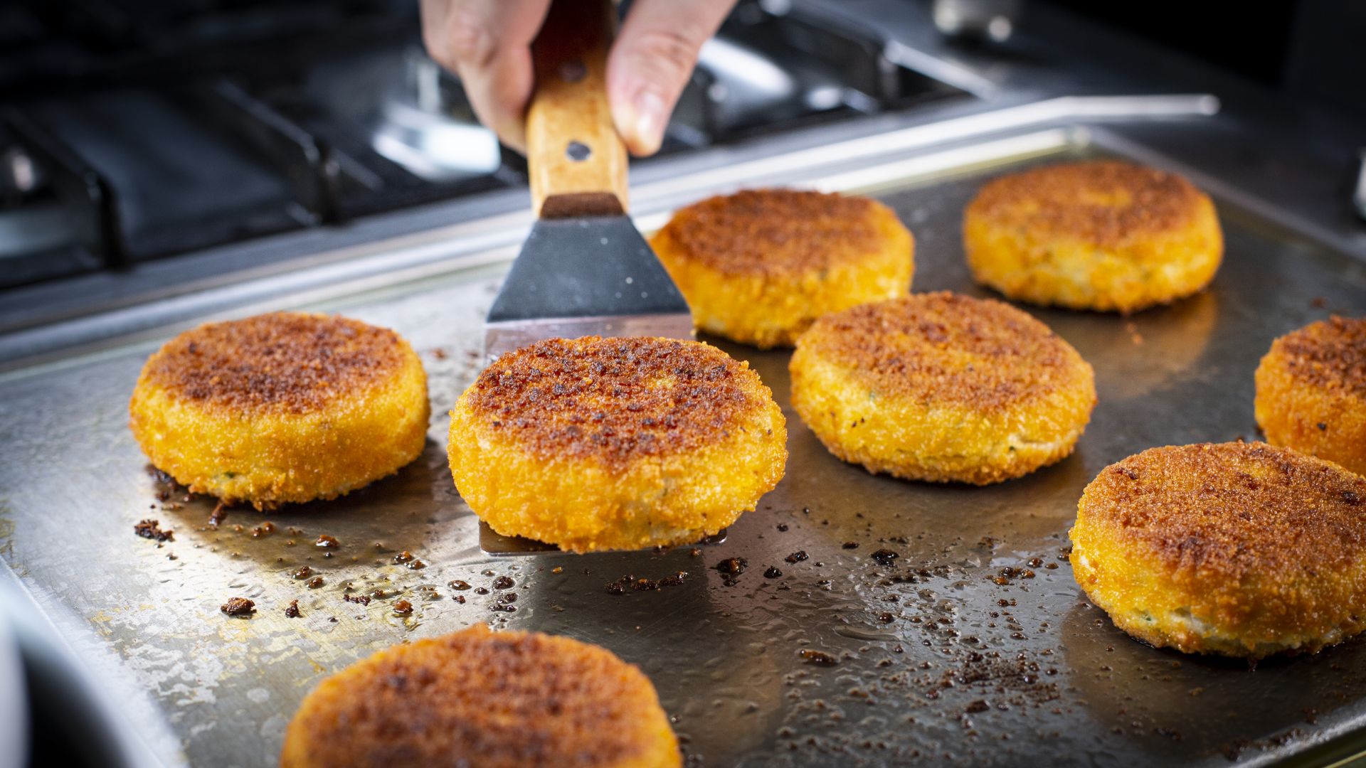 Fisch vom Feld Vegane Fischfrikadelle