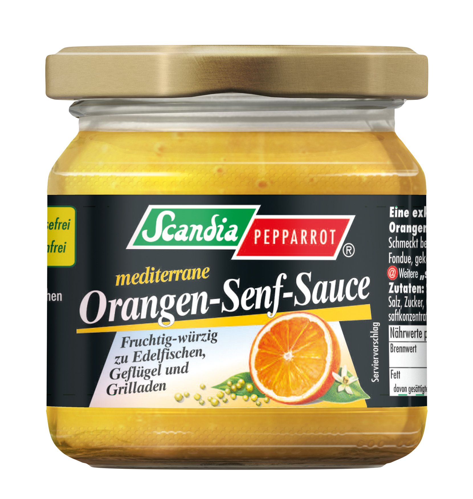 Orangen-Senf-Sauce nach mediterraner Art Scandia 180g