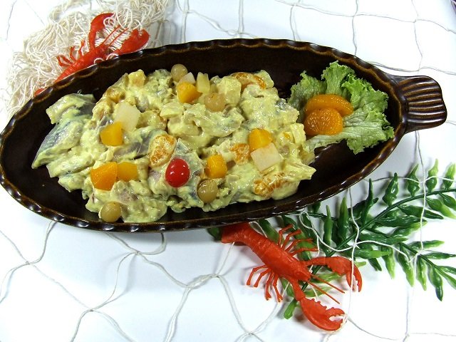 Curry-Matjes-Salat